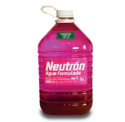 Bidón PET de 5 litros de anticongelante rojo orgánico hasta menos 10 grados