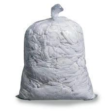 Bolsón cerrado de veinte unidades de estopa blanca
