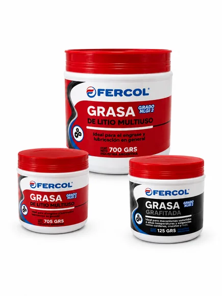 Envase de 125 gramos de grasa de litio